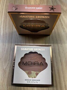MOIRA Signature Bronzer Golden Sunset 03 Face Powder Makeup Vegan New